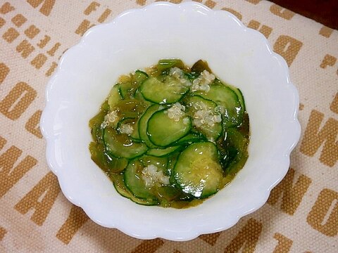 めかぶ・きゅうりの酢の物